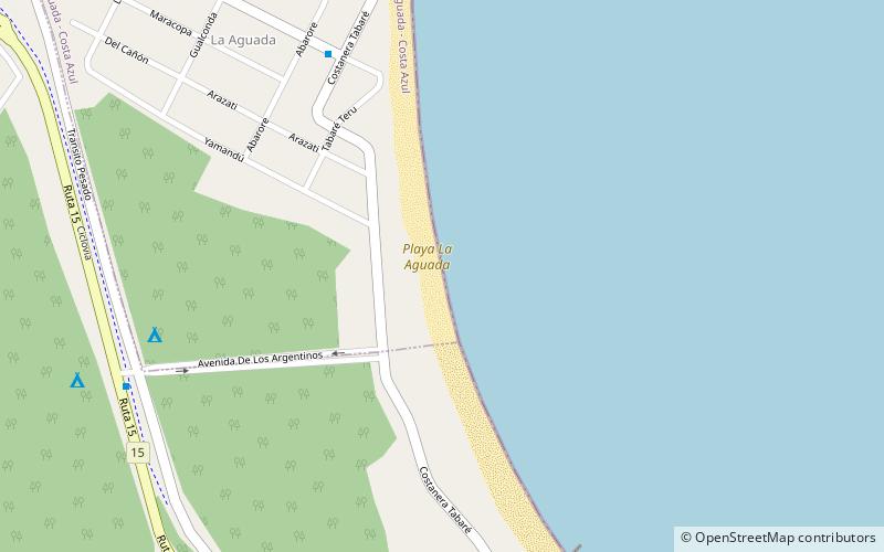 playa la aguada location map