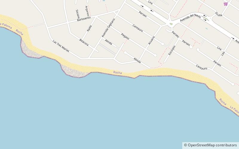 playa el cabito la paloma location map