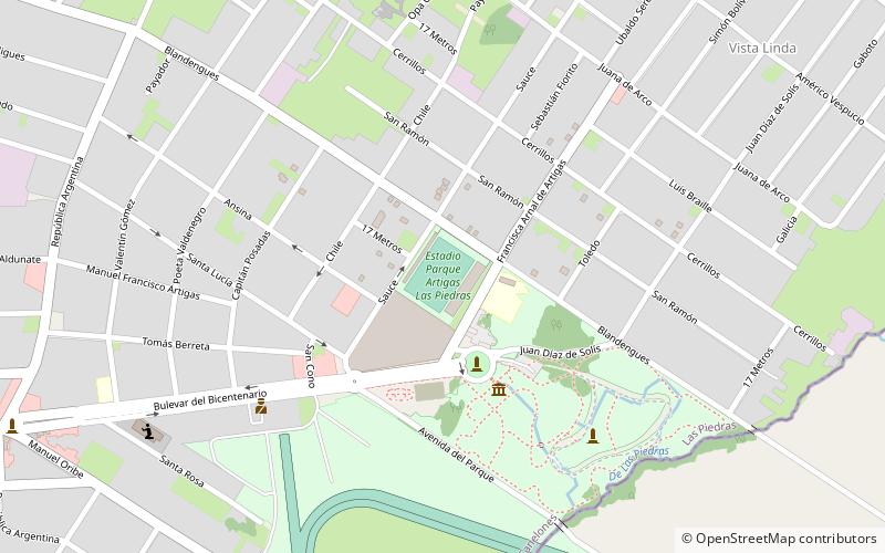 Estadio Parque Artigas location map