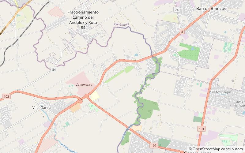 Villa García - Manga Rural location map