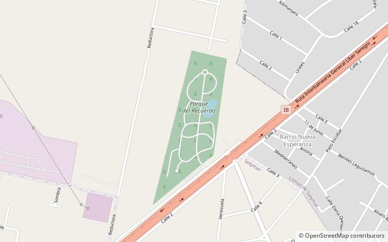 Parque del Recuerdo location map
