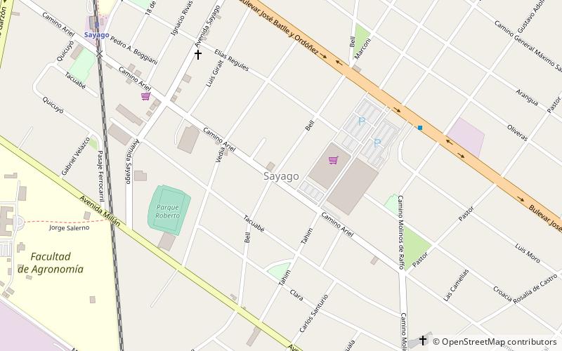 Sayago location map