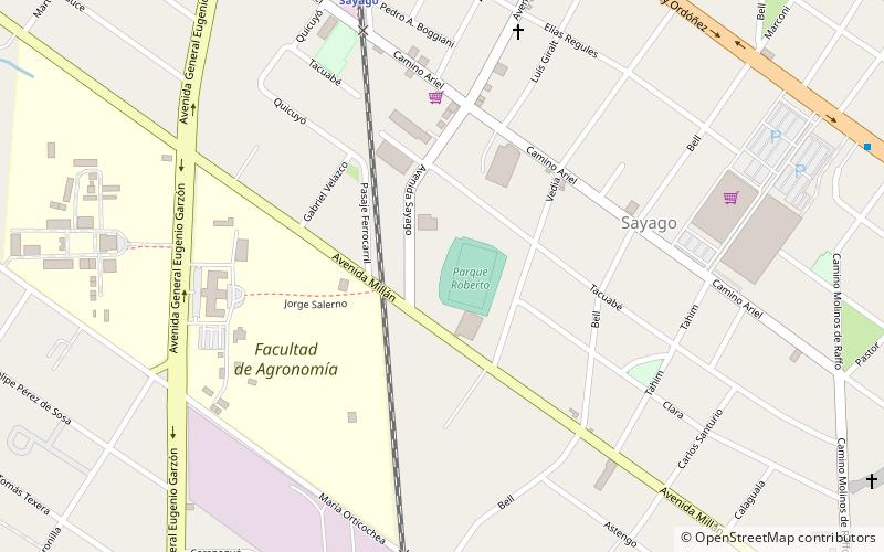 estadio parque osvaldo roberto montevideo location map