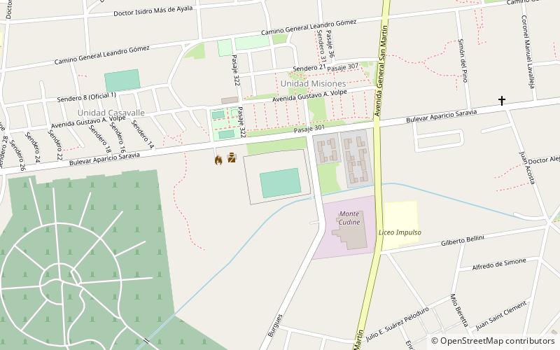 Estadio Parque Maracaná location map