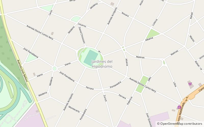 Jardines del Hipódromo location map