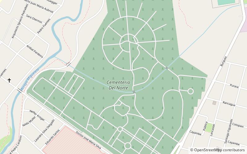 cementerio del norte de montevideo location map