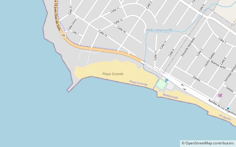 playa grande location map