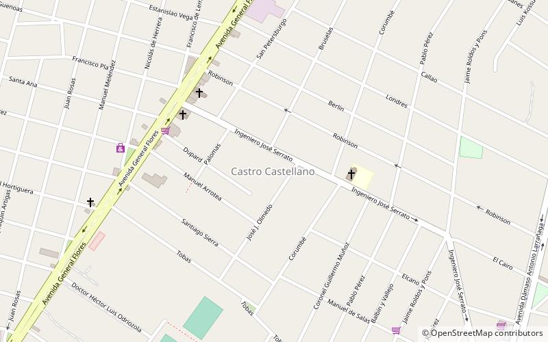 Pérez Castellanos location map