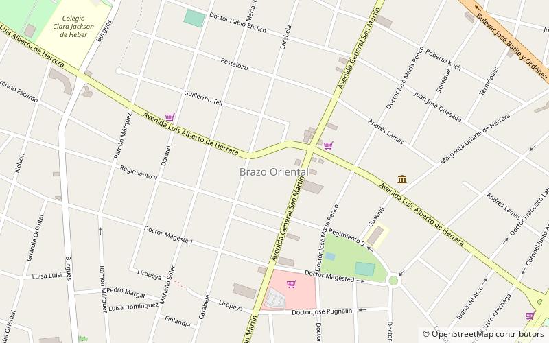 Brazo Oriental location map