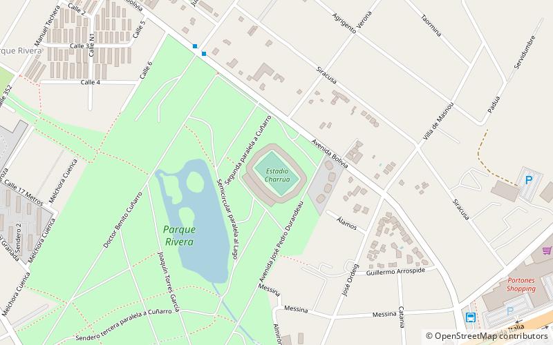 Estadio Charrúa location map