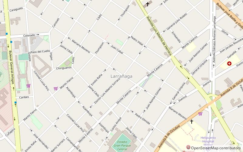 Larrañaga location map