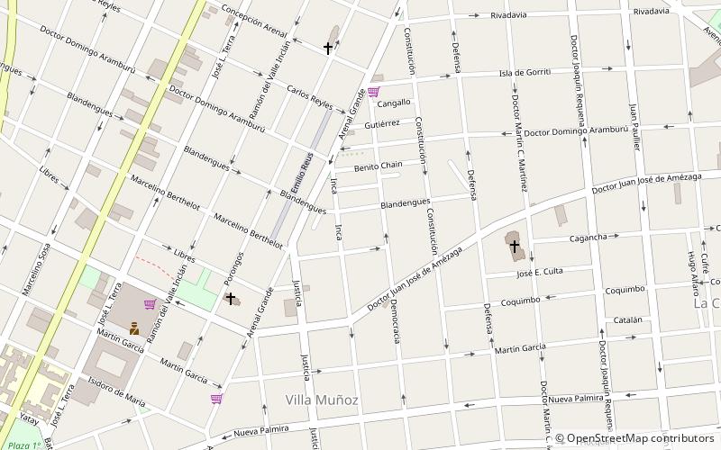 Villa Muñoz location map