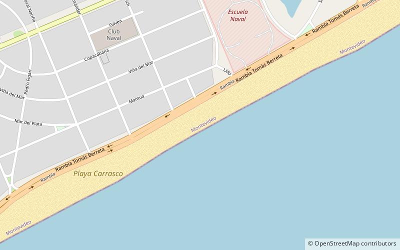 playa carrasco montevideo location map