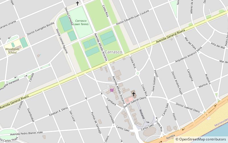 arocena mall montevideo location map
