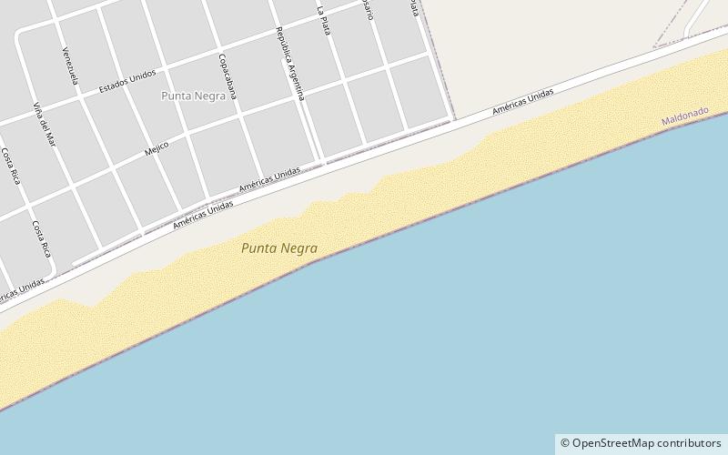 punta negra location map