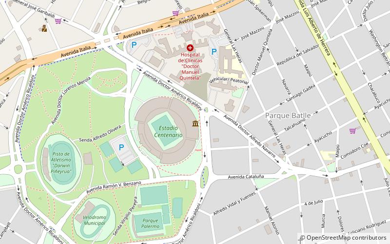 museo del futbol montevideo location map