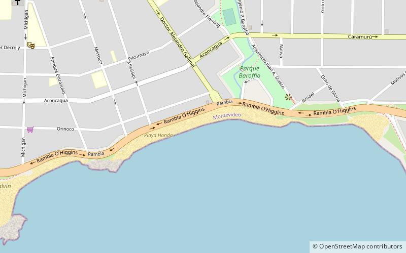 playa honda montevideo location map