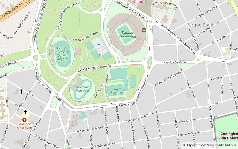 Estadio Luis Méndez Piana location map