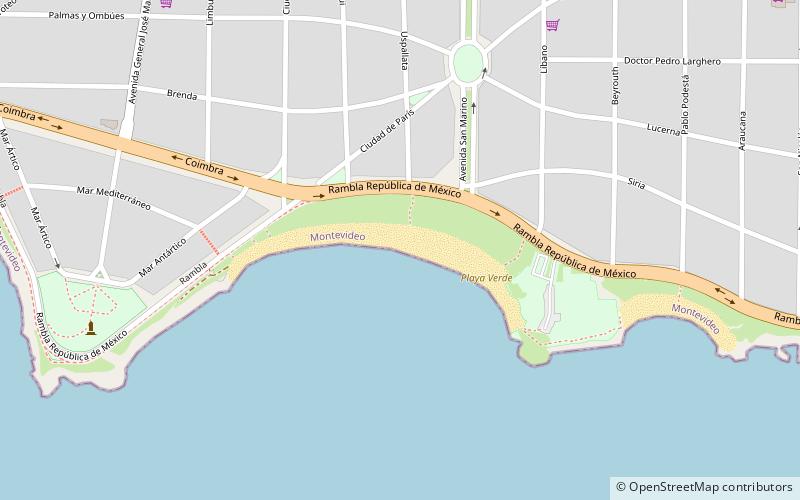 playa verde montevideo location map