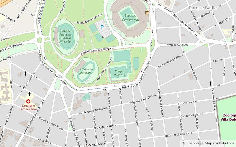 Parque Palermo location map