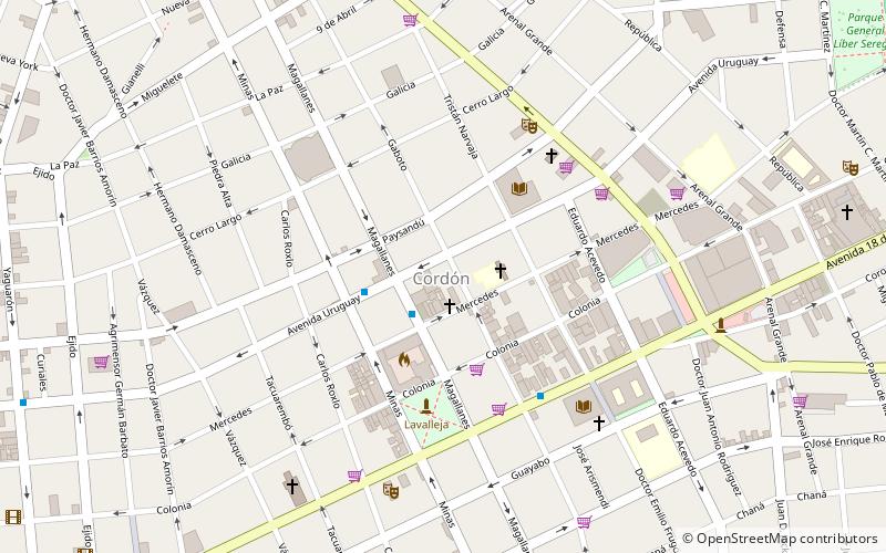 Cordón location map