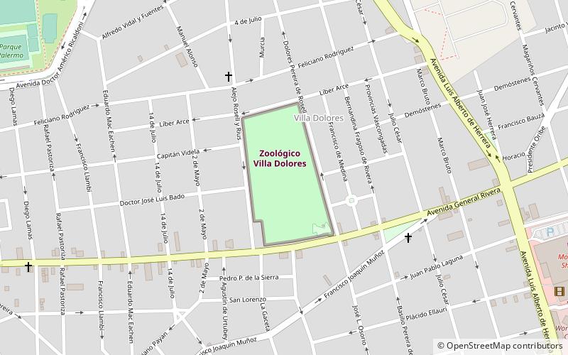 Villa Dolores location map