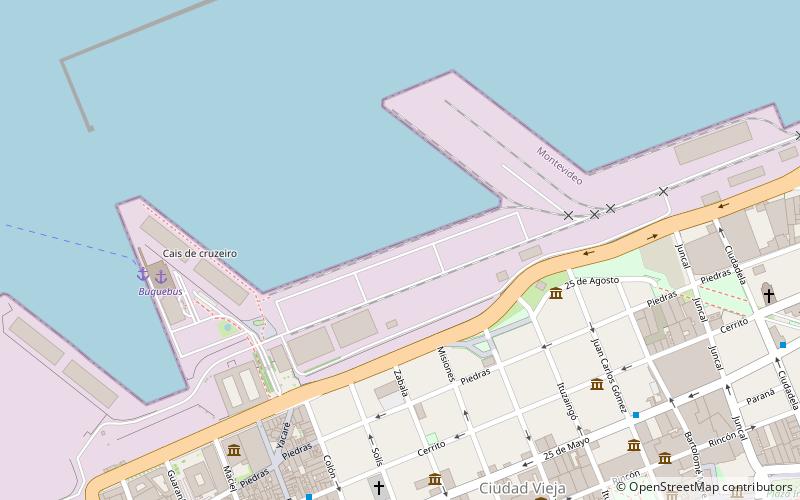 Puerto de Montevideo location map