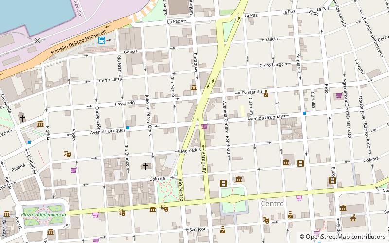 Libertador Avenue location map