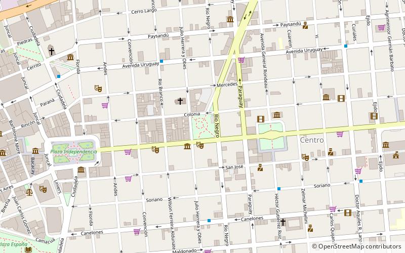 Plaza Fabini location map