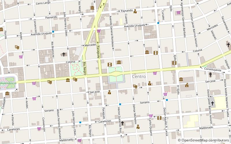Plaza de Cagancha location map