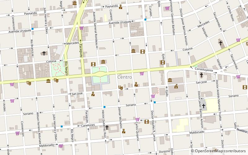 Centro location map