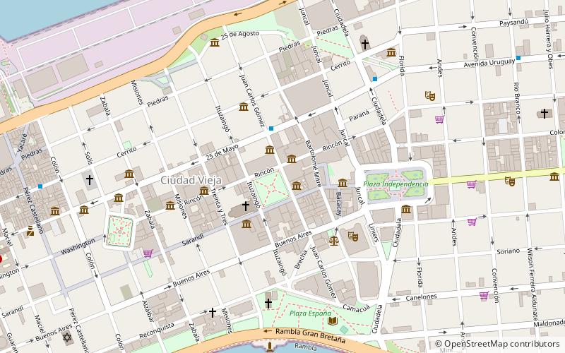 Plaza Matriz location map