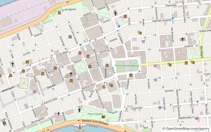 Peatonal Sarandí location map