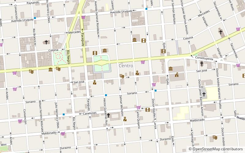 Gran Teatro Metro location map