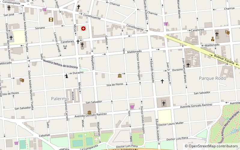 Montevideo Cannabis Museum location map