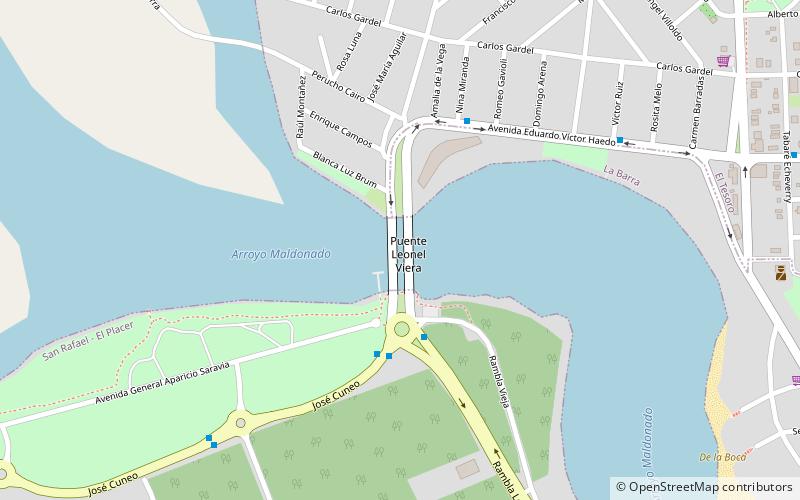 Leonel Viera Bridge location map