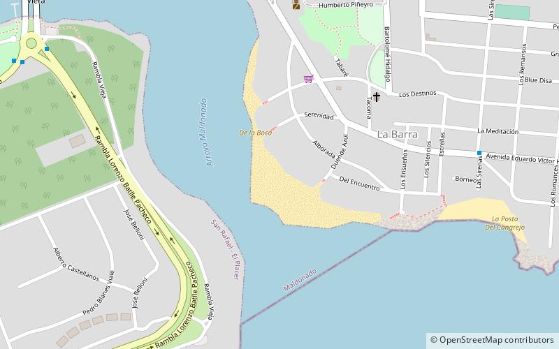 La Barra location map