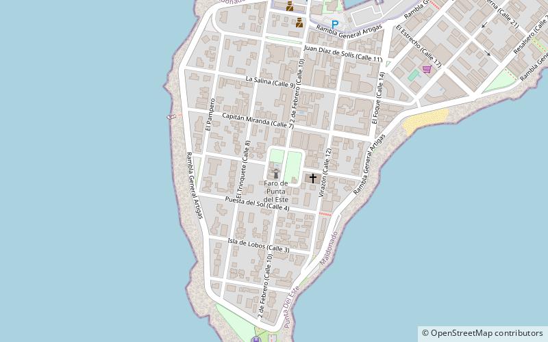Faro de Punta del Este location map
