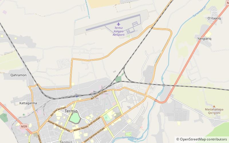 Architectural Ensemble Sultan Saodat location map