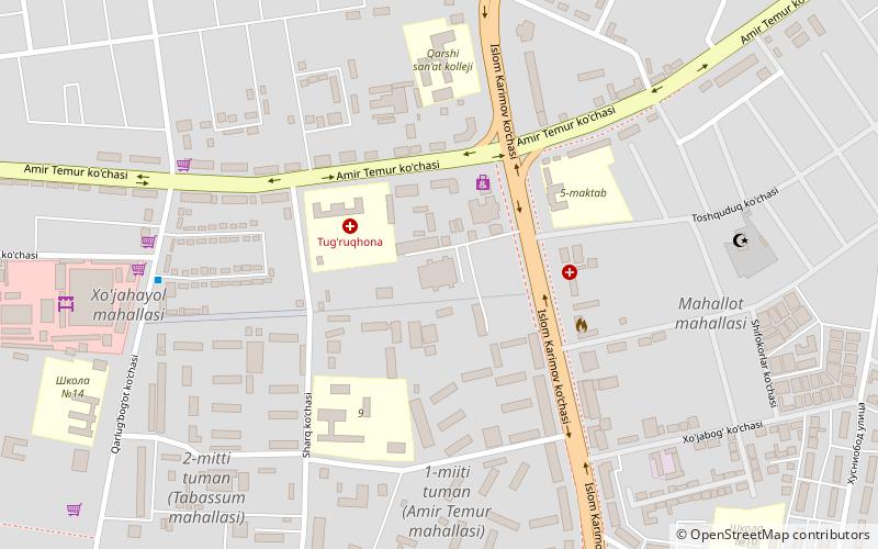 atlas karchi location map