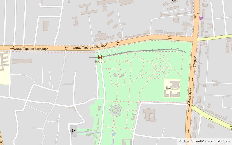 ak saray palace chakhrisabz location map