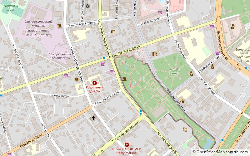 international museum of peace and solidarity samarkanda location map