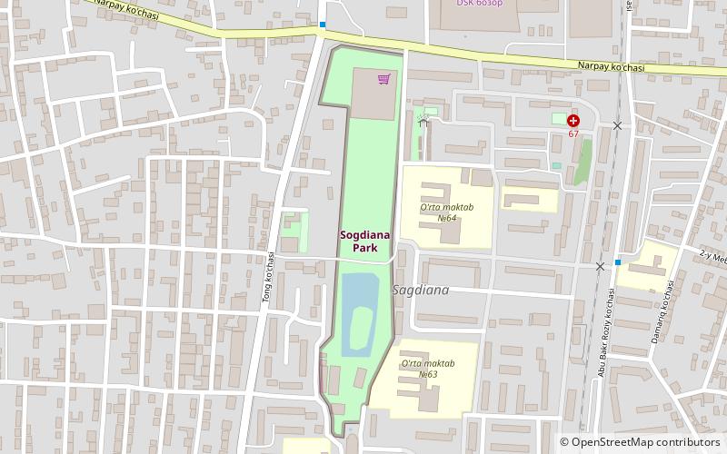 sogdian park samarkanda location map