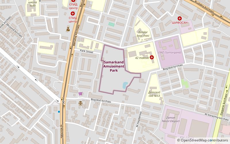 railway park samarkand location map