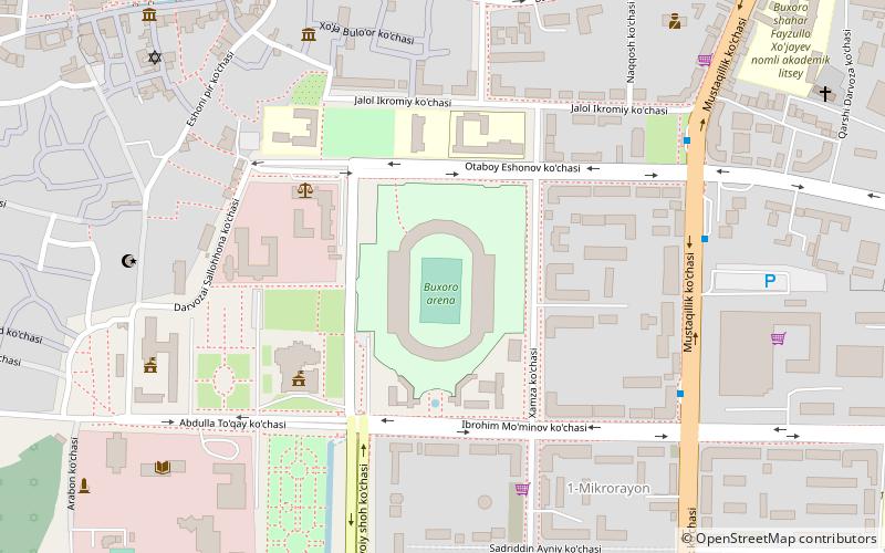 Buxoro Arena location map