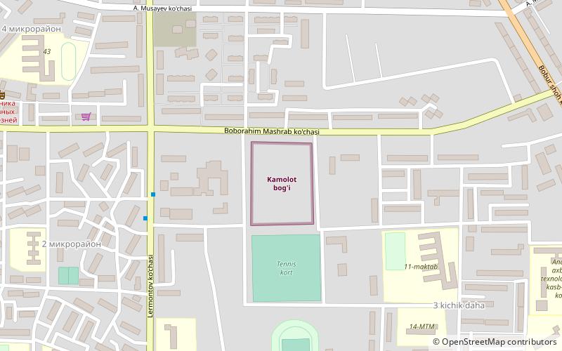 kamolot park andijan location map