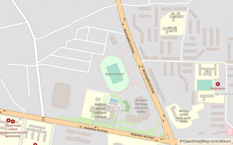 soghlom avlod stadium andijan location map