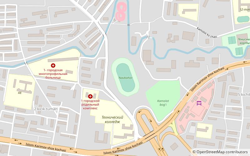 stadion centralny namangan location map