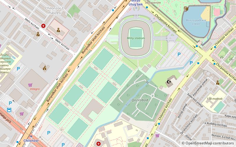 Bunyodkor Stadium location map