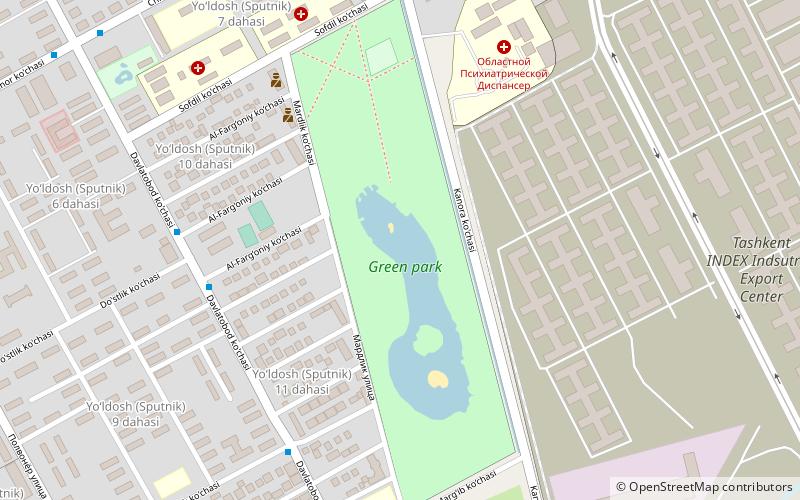 Green park location map